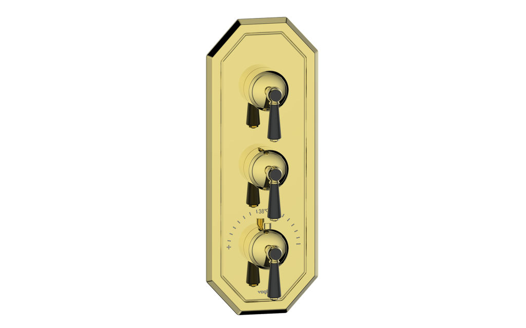 CARINTHIA TRIM FOR 3/4" HIGH-FLOW TH VALVE WITH 2 VOLUME CONTROLS