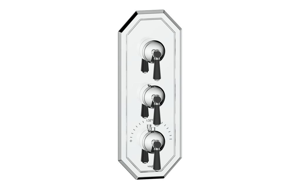 CARINTHIA TRIM FOR 3/4" HIGH-FLOW TH VALVE WITH 2 VOLUME CONTROLS