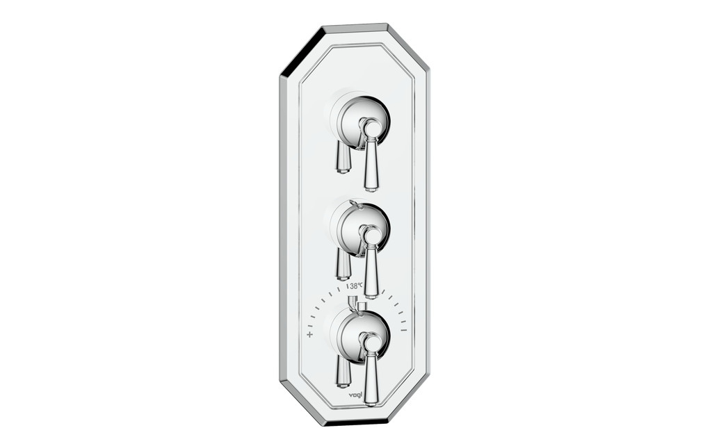 CARINTHIA TRIM FOR 3/4" HIGH-FLOW TH VALVE WITH 2 VOLUME CONTROLS