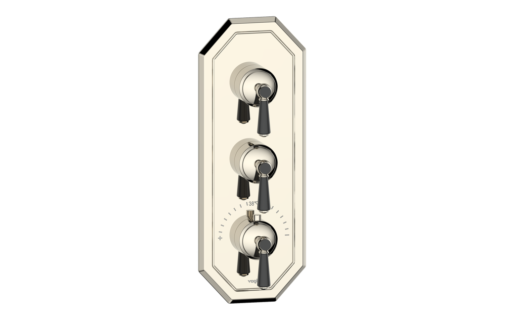 CARINTHIA TRIM FOR 3/4" HIGH-FLOW TH VALVE WITH 2 VOLUME CONTROLS