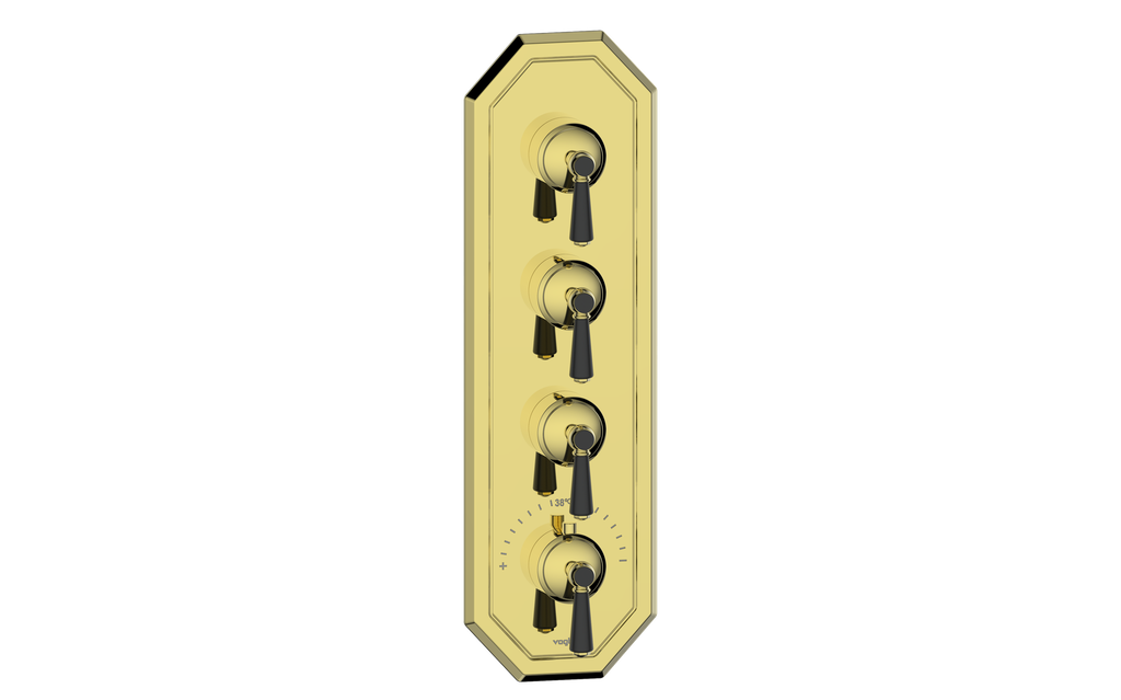 CARINTHIA TRIM FOR 3/4" HIGH-FLOW TH VALVE WITH 3 VOLUME CONTROLS