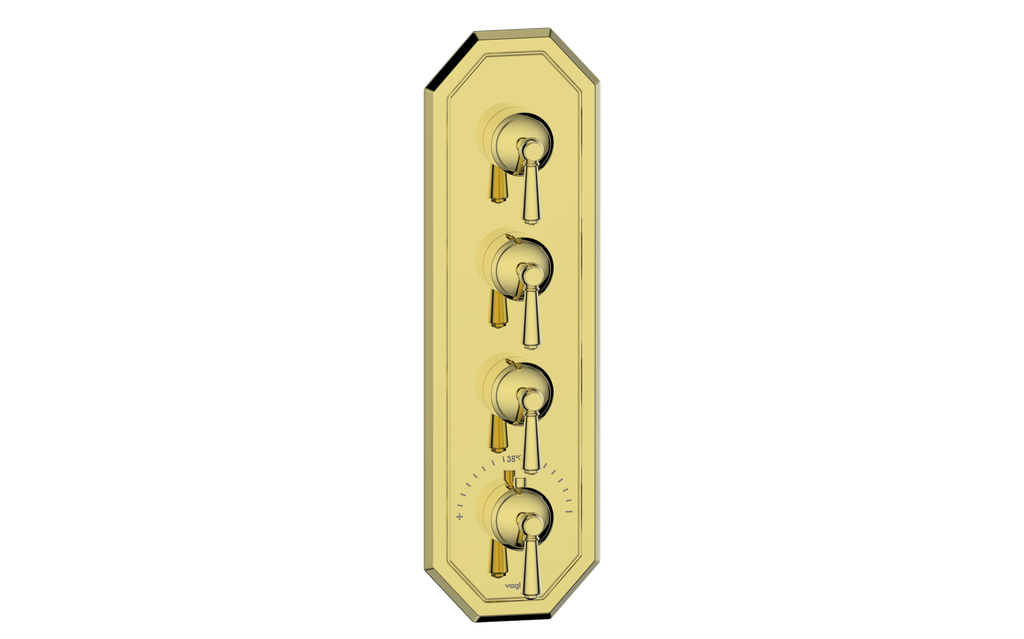 CARINTHIA TRIM FOR 3/4" HIGH-FLOW TH VALVE WITH 3 VOLUME CONTROLS