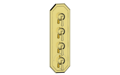 CARINTHIA TRIM FOR 3/4" HIGH-FLOW TH VALVE WITH 3 VOLUME CONTROLS