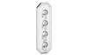 CARINTHIA TRIM FOR 3/4" HIGH-FLOW TH VALVE WITH 3 VOLUME CONTROLS