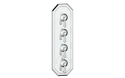 CARINTHIA TRIM FOR 3/4" HIGH-FLOW TH VALVE WITH 3 VOLUME CONTROLS
