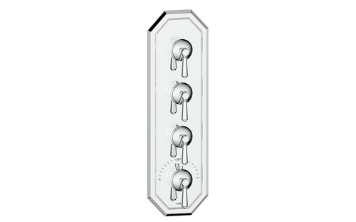 CARINTHIA TRIM FOR 3/4" HIGH-FLOW TH VALVE WITH 3 VOLUME CONTROLS