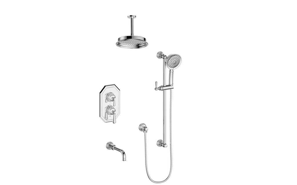 CARINTHIA TRIM FOR 3-WAY TH SHOWER KIT WITH 6" CEILING ARM