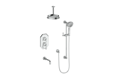 CARINTHIA TRIM FOR 3-WAY TH SHOWER KIT WITH 6" CEILING ARM