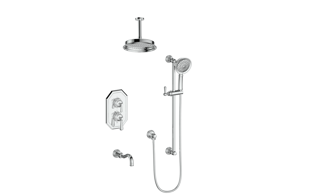 CARINTHIA TRIM FOR 3-WAY TH SHOWER KIT WITH 6" CEILING ARM