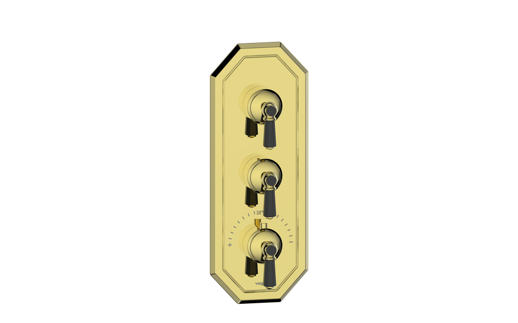 CARINTHIA TRIM FOR 3/4" HIGH-FLOW TH VALVE WITH 2 VOLUME CONTROLS
