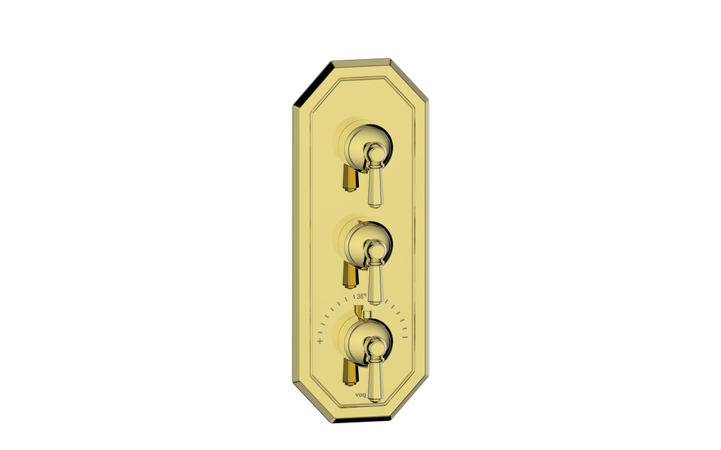 CARINTHIA TRIM FOR 3/4" HIGH-FLOW TH VALVE WITH 2 VOLUME CONTROLS