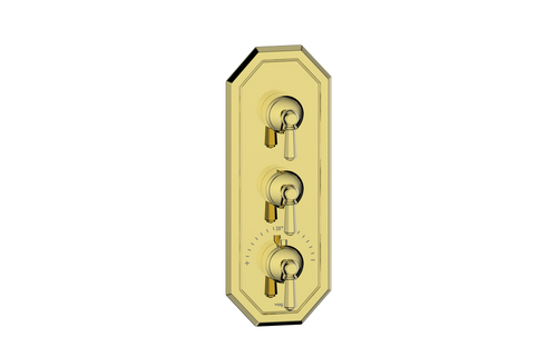 CARINTHIA TRIM FOR 3/4" HIGH-FLOW TH VALVE WITH 2 VOLUME CONTROLS
