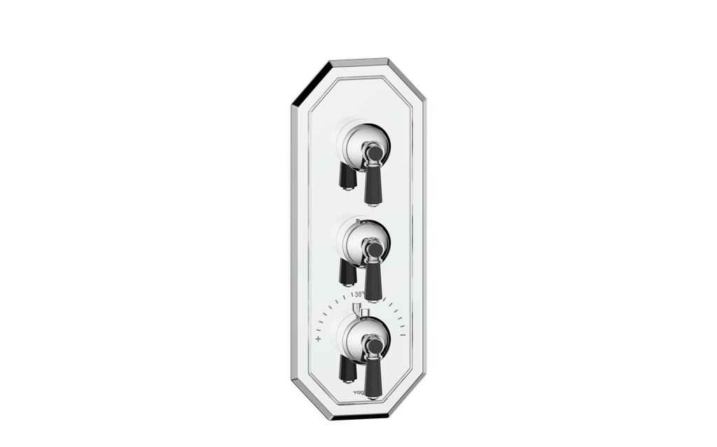 CARINTHIA TRIM FOR 3/4" HIGH-FLOW TH VALVE WITH 2 VOLUME CONTROLS