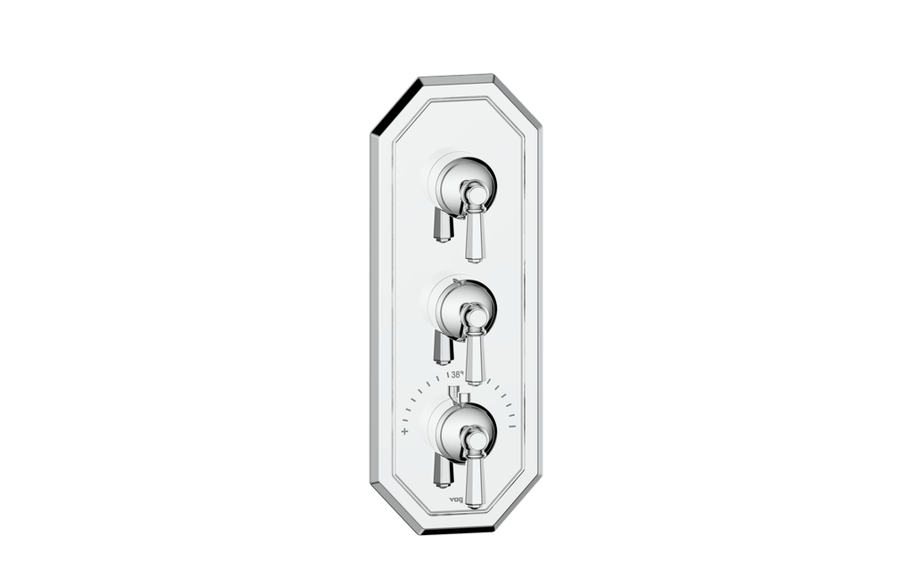 CARINTHIA TRIM FOR 3/4" HIGH-FLOW TH VALVE WITH 2 VOLUME CONTROLS