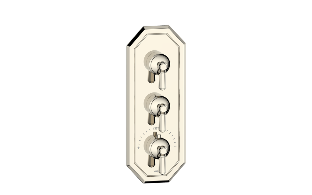 CARINTHIA TRIM FOR 3/4" HIGH-FLOW TH VALVE WITH 2 VOLUME CONTROLS