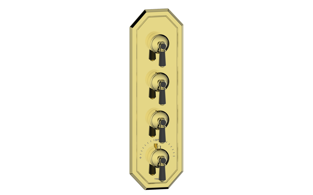 CARINTHIA TRIM FOR 3/4" HIGH-FLOW TH VALVE WITH 3 VOLUME CONTROLS