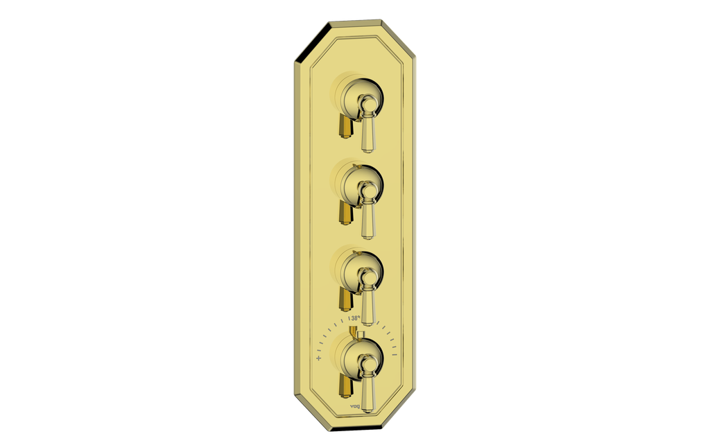 CARINTHIA TRIM FOR 3/4" HIGH-FLOW TH VALVE WITH 3 VOLUME CONTROLS