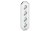 CARINTHIA TRIM FOR 3/4" HIGH-FLOW TH VALVE WITH 3 VOLUME CONTROLS