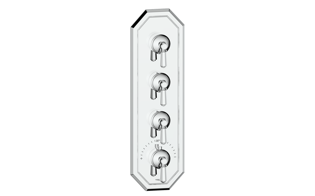 CARINTHIA TRIM FOR 3/4" HIGH-FLOW TH VALVE WITH 3 VOLUME CONTROLS