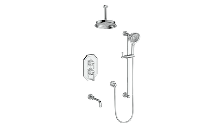 CARINTHIA TRIM FOR 3-WAY TH SHOWER KIT WITH 6" CEILING ARM
