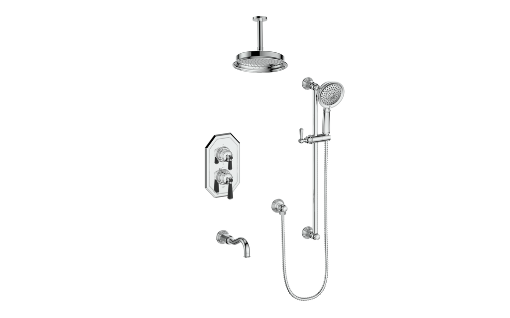 CARINTHIA TRIM FOR 3-WAY TH SHOWER KIT WITH 6" CEILING ARM