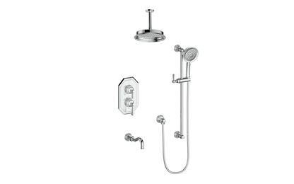 CARINTHIA TRIM FOR 3-WAY TH SHOWER KIT WITH 6" CEILING ARM