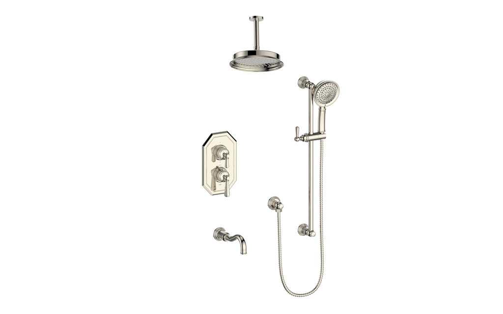 CARINTHIA TRIM FOR 3-WAY TH SHOWER KIT WITH 6" CEILING ARM