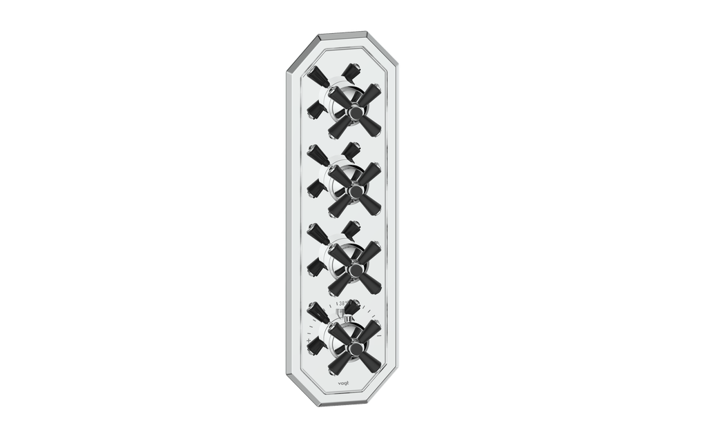 CARINTHIA TRIM FOR 3/4" HIGH-FLOW TH VALVE WITH 3 VOLUME CONTROLS