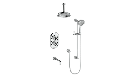 CARINTHIA TRIM FOR 3-WAY TH SHOWER KIT WITH 6" CEILING ARM