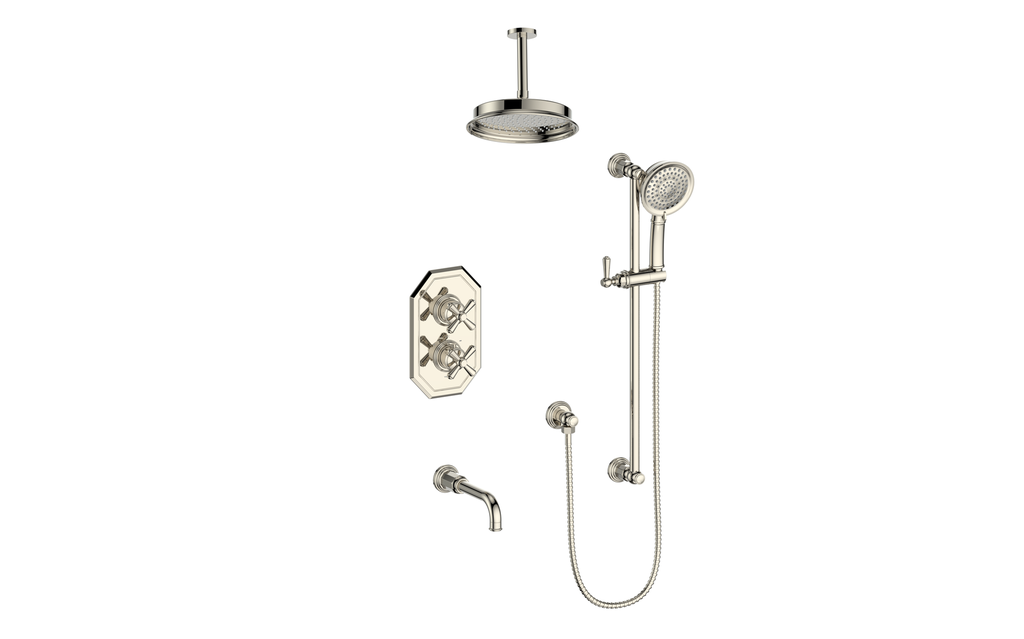 CARINTHIA TRIM FOR 3-WAY TH SHOWER KIT WITH 6" CEILING ARM