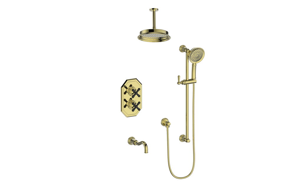 CARINTHIA TRIM FOR 3-WAY TH SHOWER KIT WITH 6" CEILING ARM