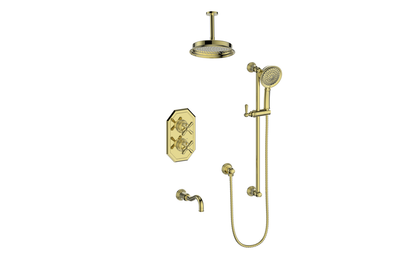 CARINTHIA TRIM FOR 3-WAY TH SHOWER KIT WITH 6" CEILING ARM