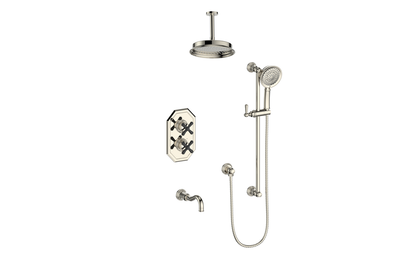 CARINTHIA TRIM FOR 3-WAY TH SHOWER KIT WITH 6" CEILING ARM