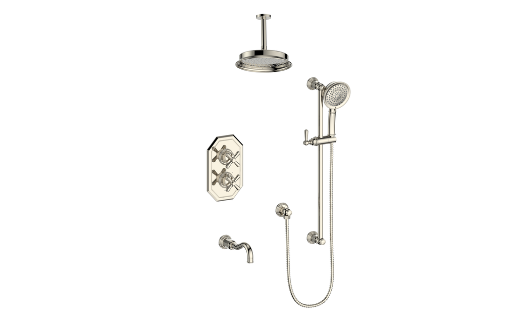 CARINTHIA TRIM FOR 3-WAY TH SHOWER KIT WITH 6" CEILING ARM