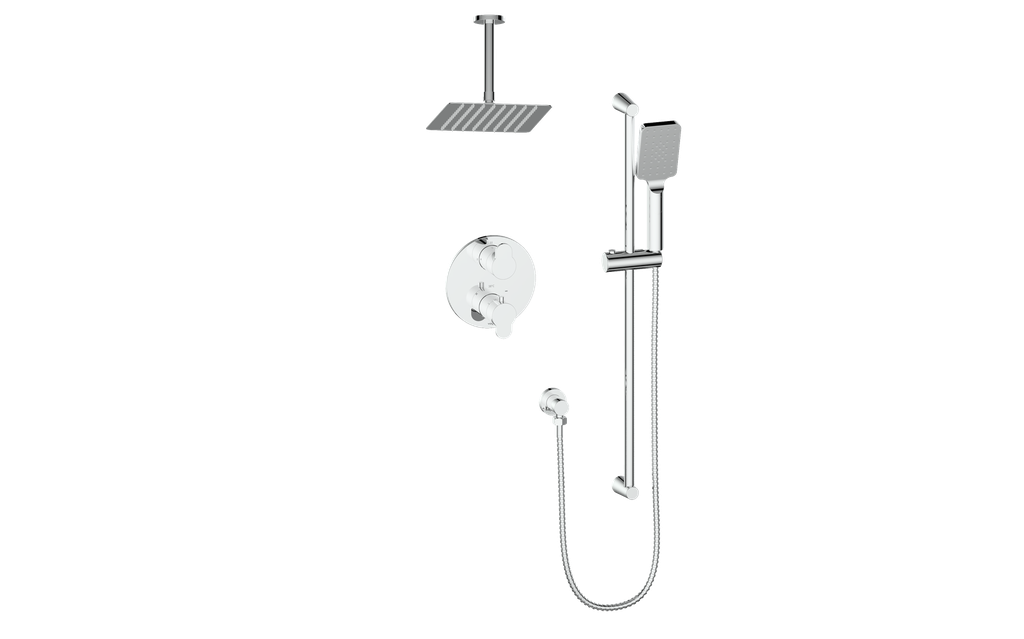 Vogt Lusten Trim for 2-Way TH Shower Kit with 6" Ceiling Arm CC