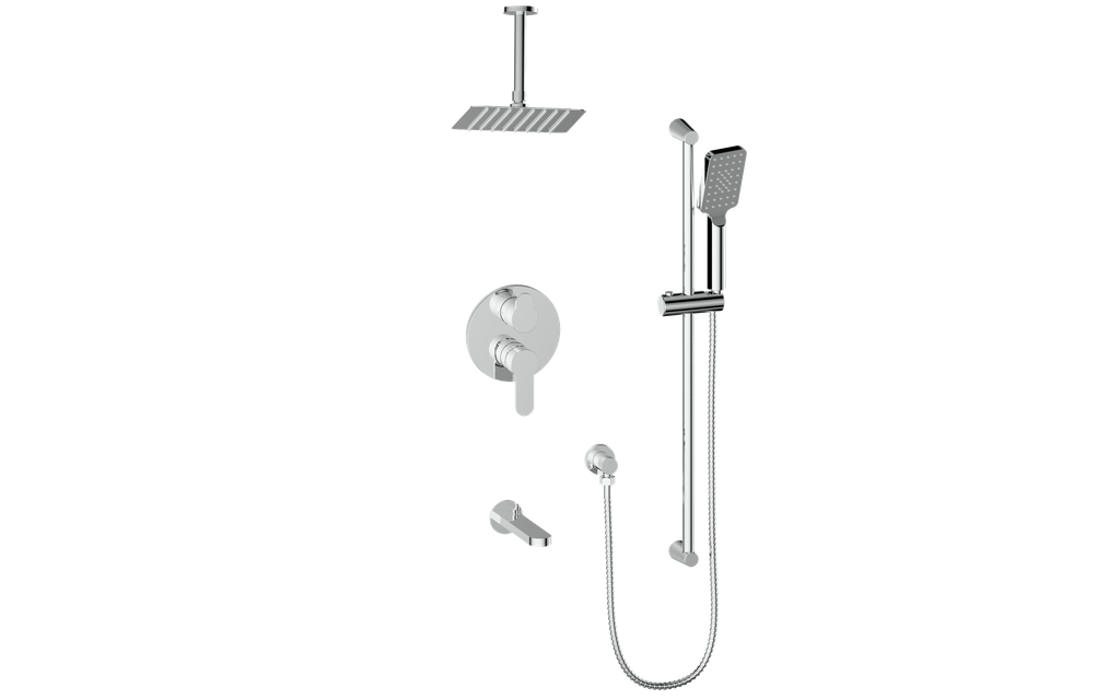 Vogt Lusten Trim for 3-Way PB Shower Kit with 6" Ceiling Arm CC