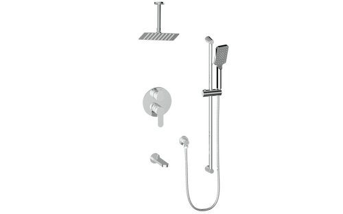 Vogt Lusten Trim for 3-Way PB Shower Kit with 6" Ceiling Arm CC