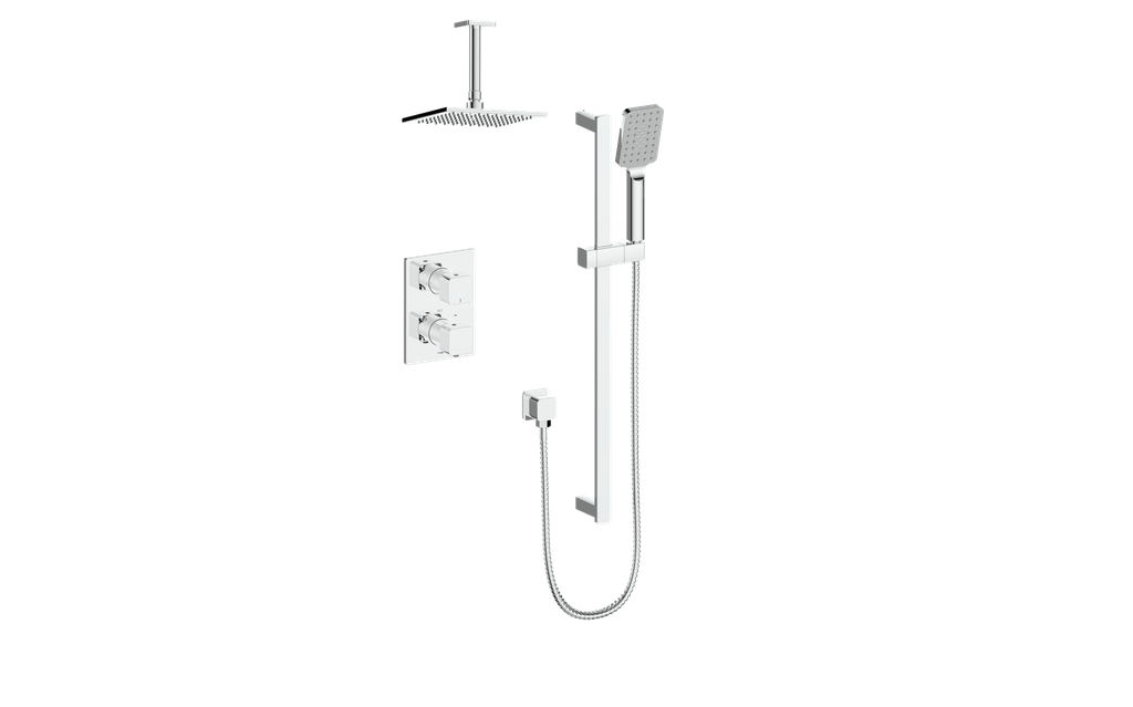 Vogt Niveau Trim for 2-Way TH Shower Kit with 6" Ceiling Arm CC
