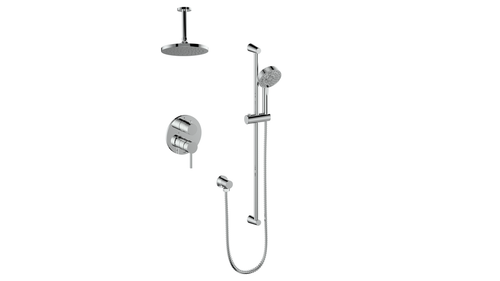 Vogt Worgl Trim for 2-Way PB Shower Kit with 6" Ceiling Arm CC