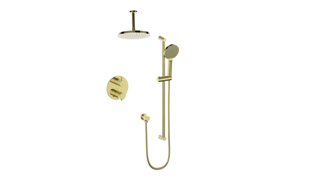 Vogt Worgl Trim for 2-Way TH Shower Kit with 6" Ceiling Arm CC