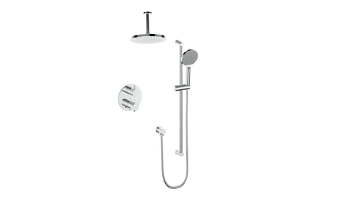 Vogt Worgl Trim for 2-Way TH Shower Kit with 6" Ceiling Arm CC