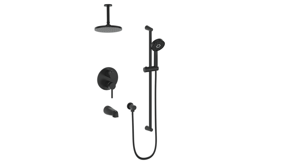Vogt Worgl Trim for 3-Way PB Shower Kit with 6" Ceiling Arm CC