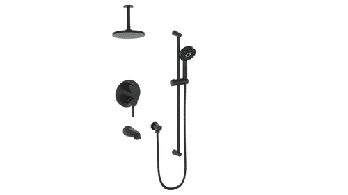 Vogt Worgl Trim for 3-Way PB Shower Kit with 6" Ceiling Arm CC