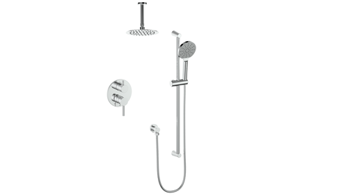 Vogt Worgl Trim for 2-Way PB Shower Kit with 6" Ceiling Arm CC
