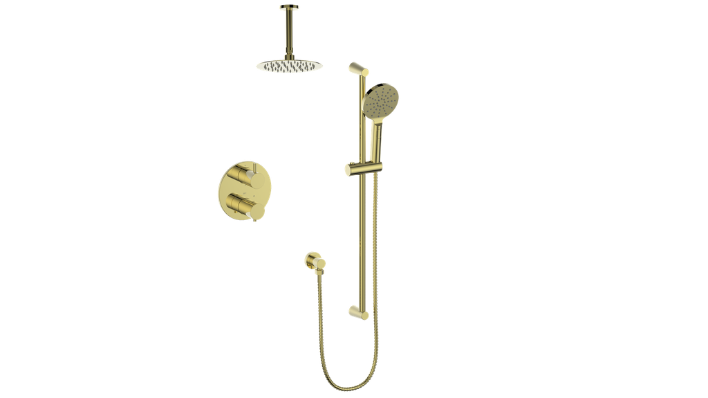 Vogt Worgl Trim for 2-Way TH Shower Kit with 6" Ceiling Arm CC