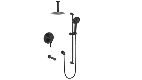 Vogt Worgl Trim for 3-Way PB Shower Kit with 6" Ceiling Arm CC