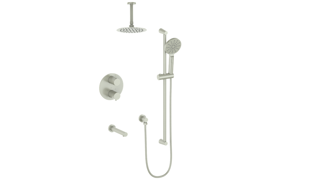 Vogt Worgl Trim for 3-Way TH Shower Kit with 6" Ceiling Arm CC