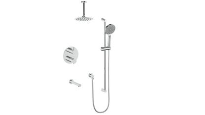Vogt Worgl Trim for 3-Way TH Shower Kit with 6" Ceiling Arm CC