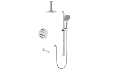 Vogt Worgl Trim for 3-Way TH Shower Kit with 6" Ceiling Arm CC
