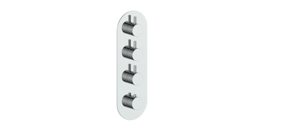 Vogt Worgl Trim for 3/4" High-Flow TH Valve with 3 Stops CC